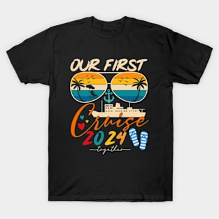 Our first cruise together 2024 Matching Family T-Shirt